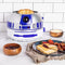 Uncanny Brands Star Wars R2D2 Deluxe Toaster - Lights-Up and Makes Sounds Like Like New