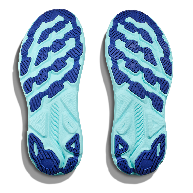 HOKA MEN'S CLIFTON 9 - SIZE: MEN 9.5 (AU/UK M9) (EU M43) - CERISE/CLOUDLESS - Like New