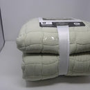 DAWSON COLLECTION DAWSON SEERSUCKER QUILTS KING 3 PIECE SIZE KING - GREEN - Brand New