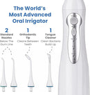 AquaSonic Home Dental Center Rechargeable Power Toothbrush Smart Flosser - White Like New