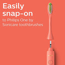 PHILIPS SONICARE 2PK BRUSH HEADS - CORAL, BH1022/01 - Brand New
