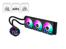 AORUS WATERFORCE X II 360 LIQUID CPU COOLER 360MM RADIATOR - BLACK - Like New