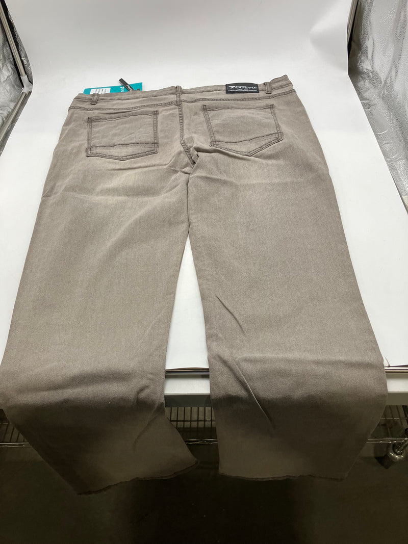 7GROOVE 7 GROOVE MEN'S JEANS STRAIGHT DENIM - SIZE: MEN 40/32 - LIGHT GRAY - Brand New