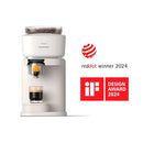 PHILIPS BARISTINA ESPRESSO MACHINE 301/00 - WHITE / MANGO - Like New