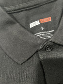 JUMP START LONG SLEEVE POLO SHIRT - SIZE: MEN S - BLACK - Brand New