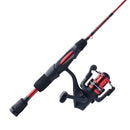 UGLY STIK CARBON ICE SPINNING ROD AND REEL COMBO, SIZE: 10 SIZE REEL - 36" - RED - Brand New