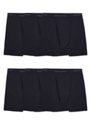 FRUIT OF THE LOOM MEN'S COOLZONE BOXER BRIEFS - 6 PACK - SIZE: 3XL - BLACK - Like New