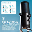 JLAB TALK PRO USB MICROPHONE, USB-C OUTPUT, CARDIOID, OMNIDIRECTIONAL - BLACK - Brand New