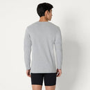 AMAZON ESSENTIALS MEN M PACK 6 SLIM FIT CREW NECK LONG SLEEVE BLACK/GRAY - Brand New