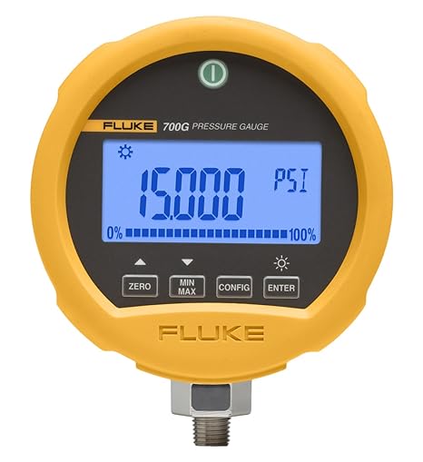 Fluke FLUKE-700RG29 Pressure Gauge Reference 3000 PSIG - Yellow Like New