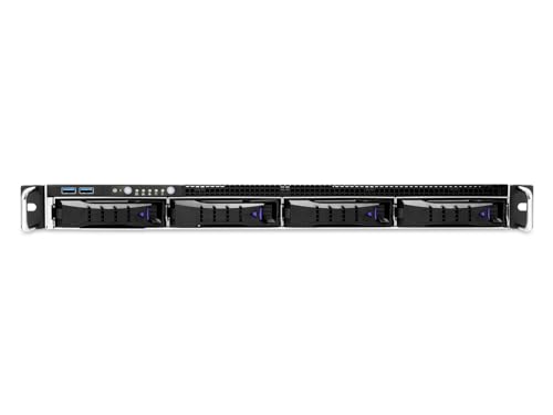 AIC Server Rack-mountable 1U NO CPU RAM 0 GB NO HDD AST2500 - Black - Like New