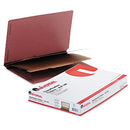 UNIVERSAL 10316 PRESSBOARD END TAB CLASSIFICATION FOLDERS LEGAL 10/BOX - RED - Brand New