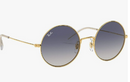 Ray-Ban Women's RB3592-001/I9-50-20 Ja-jo Sunglasses Gold LENSES Blue - Like New