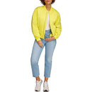 LEVI'S WOMENS RELAXED BOMBER JACKET SIZE: WOMEN L - YELLOW/GREEN SHEEN - Brand New