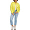 LEVI'S WOMENS RELAXED BOMBER JACKET SIZE: WOMEN L - YELLOW/GREEN SHEEN - Brand New