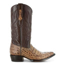 Soto Boots Men's Gator Print Leather Cowboy Boots Round Toe Western - Brown - Brand New