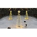 The Original MERRYLITE 2 Foot Multicolor or Warm White Solar LED Christmas Tree - Like New
