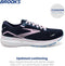 Brooks Women's Ghost 15 Neutral Running Shoe Peacoat/Pink/Open Air Size 10.5 - Like New