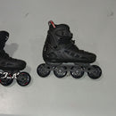 JC JORDEN INLINE SKATES FOR KIDS BLADES LIGHT SIZE: MEN/WOMEN 5-8 - BLACK / RED - Like New
