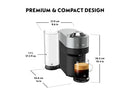 Nespresso Vertuo Pop+ Deluxe Coffee and Espresso Maker by Breville, Titan - Like New
