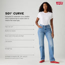 0036A-0008 LEVI'S WOMEN'S 501 CURVE JEANS SIZE: 28 X 28 MEMORIES OF YOU - Brand New
