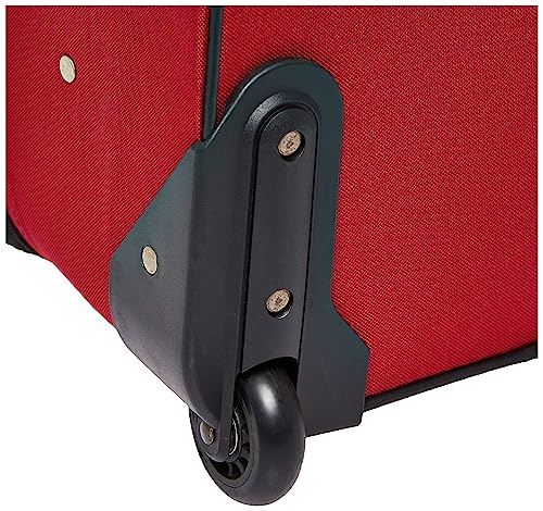 AMERICAN TOURISTER FIELDBROOK XLT SOFTSIDE LUGGAGE 3-PIECE SET - RED/BLACK - Like New