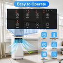 WIYTAMO 10000 BTU+HEAT AIR CONDITIONER OX-10KH - WHITE - Like New