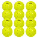 FRANKLIN SPORTS X-40 OUTDOOR PICKLEBALLS REGULATION SIZE - YELLOW - 52828X - Brand New