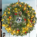 Dazzle Bright 24" Pre-Lit Christmas Wreath B099N6MMSJ - Green - Brand New
