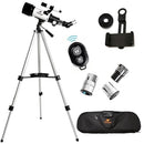 Gskyer Telescope, 70mm Aperture 400mm AZ Mount Astronomical Refracting Telescope - Like New