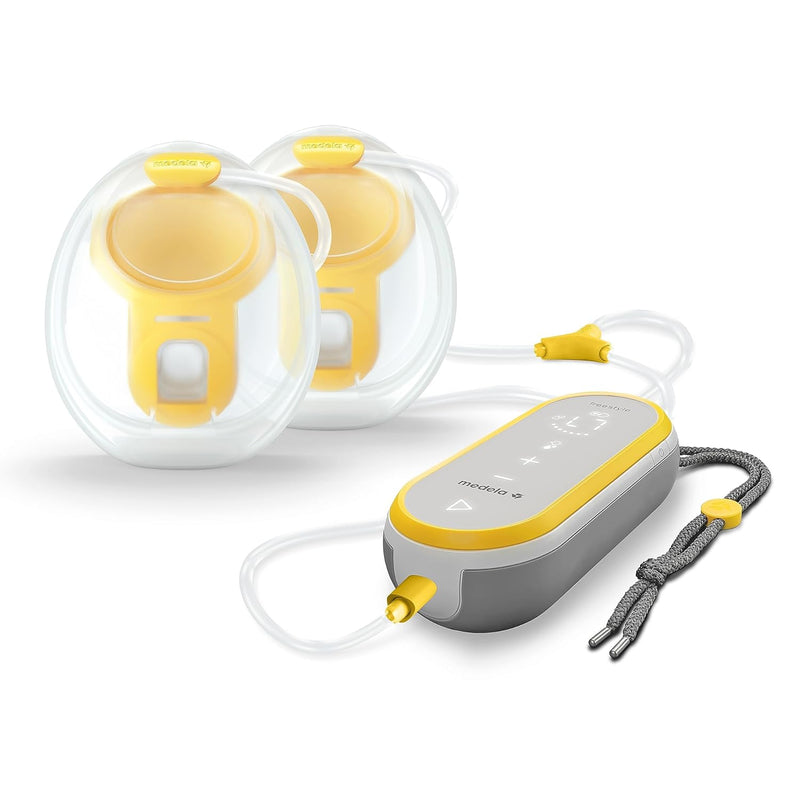 Medela Freestyle Hands-Free Breast Pump Wearable Portable and Discreet - YELLOW - Like New