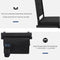 MAEYTAU STADIUM SEATS FOR BLEACHERS WITH BACK SUPPORT PORTABLE BLEACHER - BLACK - Like New