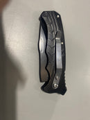 GENERIC FOLDING POCKET KNIFE 6.2 IN LENGTH - BLACK - Like New