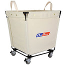 Heavy-Duty Canvas Laundry Hamper with Wheels for Home Closet B09QSKVWM1 - Beige - Brand New