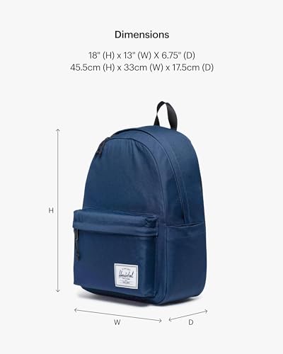 11380-00007 HERSCHEL CLASSIC XL BACKPACK NAVY One Size - Brand New