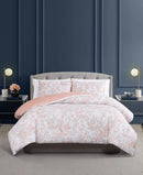 VINCE CAMUTO BLOSSOM VINES 3-PC. DUVET COVER SET, KING - MULTI - Like New