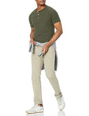 AMAZON ESSENTIALS MENS ATHLETIC-FIT STRETCH JEANS 34W X 31L LIGHT KHAKI BROWN - Brand New