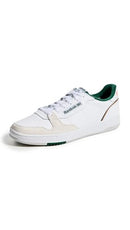 Reebok Unisex Phase Court Sneaker White/White/Dark Green Size 8 Women/6.5 Men - Like New