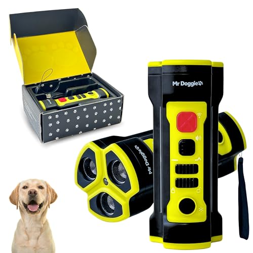 MR. DOGGIE ANTI BARKING DEVICE FOR DOGS - DOG BARK DETERRENT WITH RECHARGEABLE - Like New