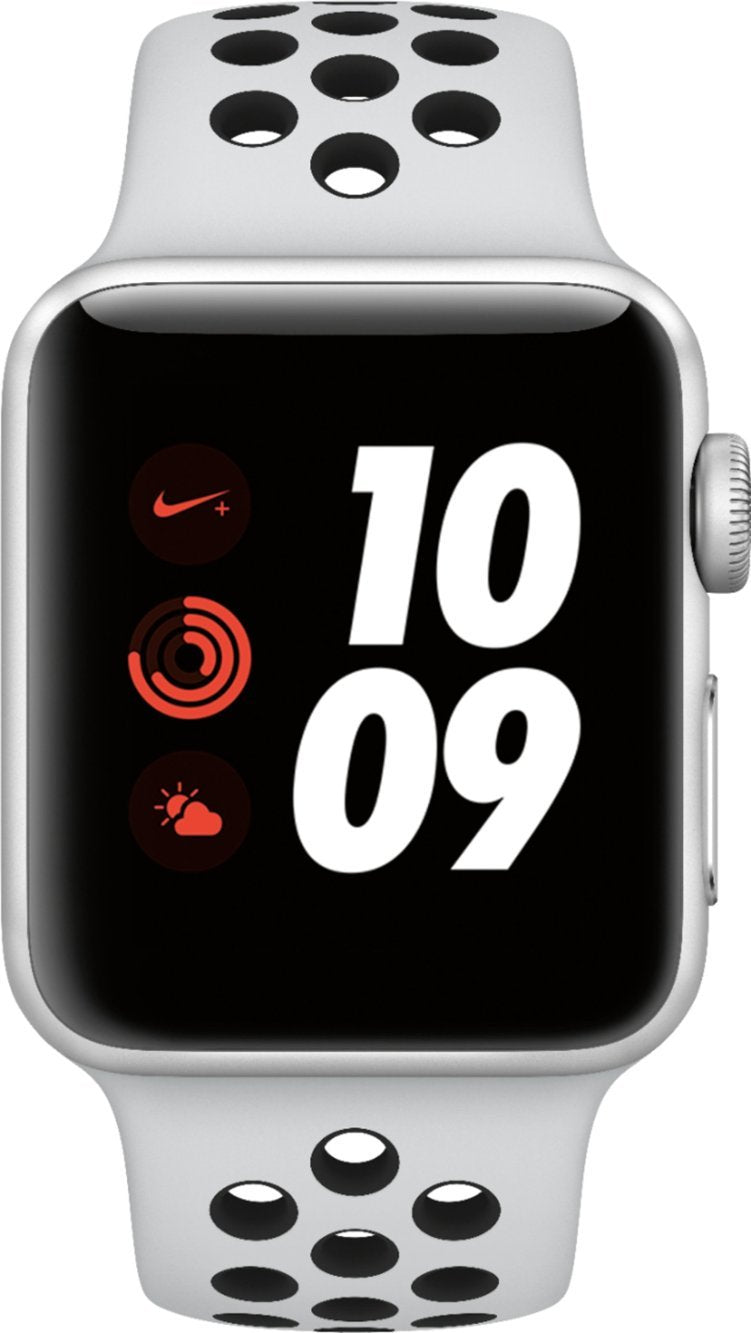 Apple Watch Nike+ Series 3 (GPS + Cellular) 38mm - Silver Aluminum Case - Like New