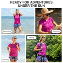 KANU SURF WOMENS UPF 50+ SHORT SLEEVED ACTIVE SWIM SHIRT WOMEN 2XL PURPLE ORCHID - Brand New