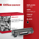 OFFICE DEPOT BLACK EXTRA-HIGH YIELD TONER CARTRIDGE REPLACEMENT - BLACK - Brand New