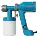 Tilswall HVLP Paint Sprayer, Ultra-Light Electric Spray Gun, 2 Nozzles - Blue - Like New