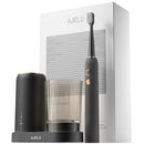 AJELU SONIC ELECTRIC TOOTHBRUSH DRYING STORAGE HOLDER 8 BRUSH HEADS - BLACK - Like New