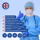 SMS Medical Isolation Gowns Disposable (Level 4) 65 PCS/Case - Long Sleeve - Brand New