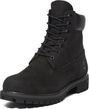TIMBERLAND MEN'S PREMIUM 6 INCH WATERPROOF BOOT - SIZE: MEN 10 - BLACK NUBUCK - Like New