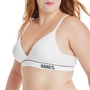 MHB004 HANES WOMEN'S ORIGINALS SEAMLESS WIRELESS BRAS, SIZE M, MHB004-WHT-M - Like New