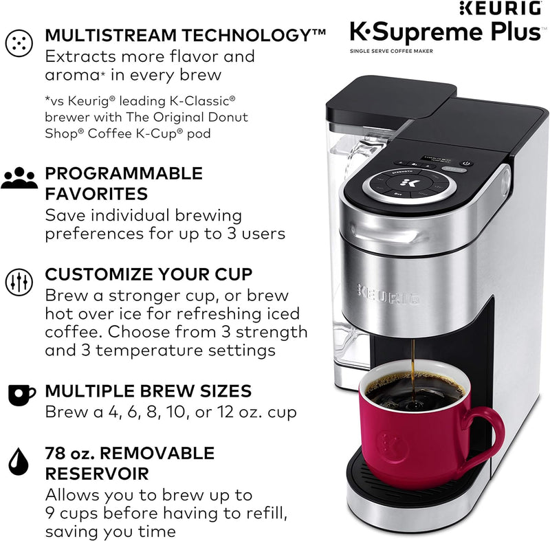 Keurig K-Supreme Plus Single Serve K-Cup Pod Coffee Maker - Scratch & Dent