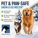 JUST FOR PETS Snow & Ice MelterPet Safe Ice Melt 15 lb Pail B081LKVD3B - Brand New