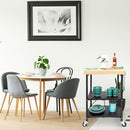 Origami RBT Series Steel-Frame Folding Kitchen Cart B006Z9W3JQ - Black - Brand New